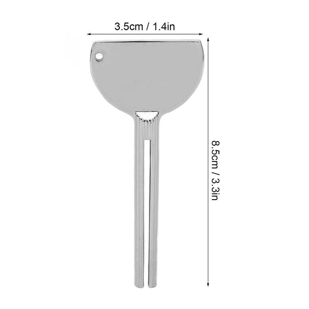 3Pcs Key Squeezer Stainless Steel Semi Circular Squeeze Hair Paste Toothpaste Dye Paste Tube Roller Key