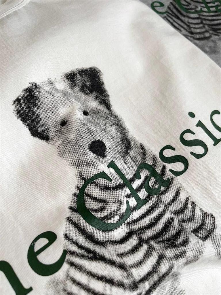 Trendy European-Style Women's White Oversized Short-Sleeve T-Shirt, American Retro High-Street Summer Fashion