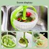 Salad Spinner Wheel Fruit Salad Rotating Kitchen Vegetable Washing Filter Basket Folding