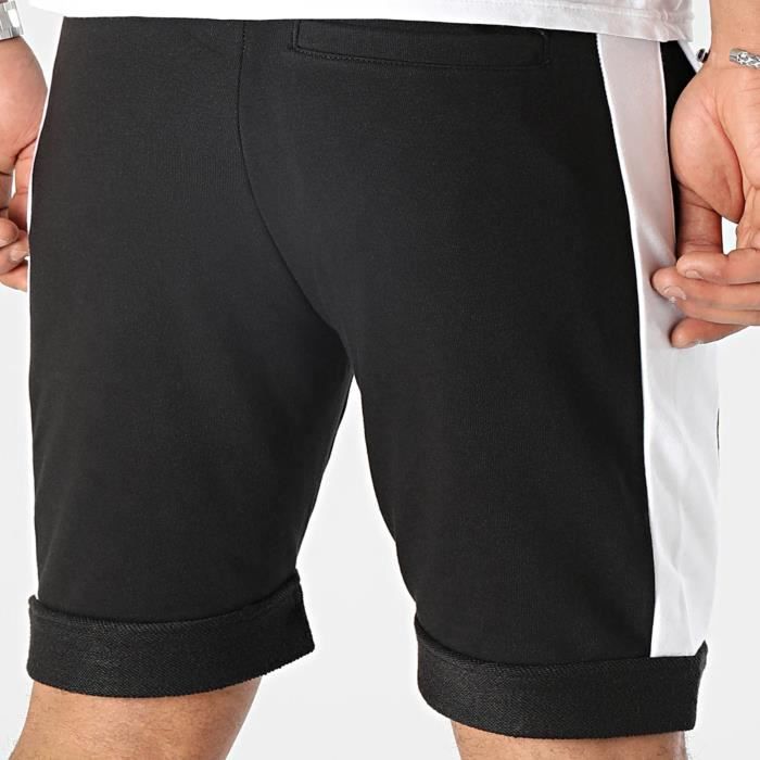 Pánské krátké joggingové šortky Vunkan - Sergio Tacchini - Černé - Trendy a prodyšné