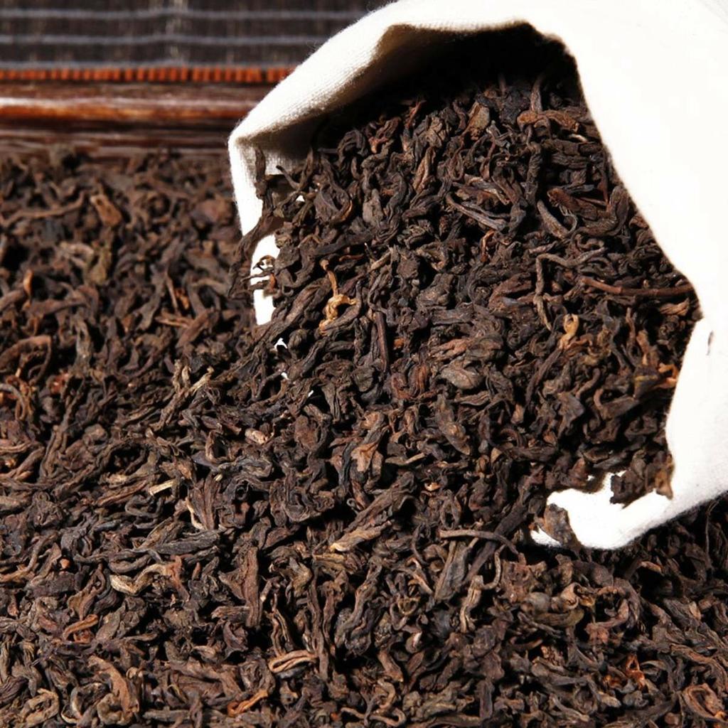 Ripened Puerh Tea Bulk Black Puer Tea  Cooked Pu-erh Tea Loose Leaf China Yunnan