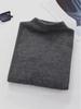 Women's Cashmere-Feel Thick Warm Half-High Neck Base Layer Top - Slim Fit for Autumn/Winter