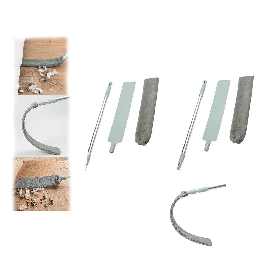 Extendable Microfiber Duster with Bendable Head for Tight Space and Hard to Reach Area