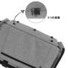 Luxja Sewing Machine Case with Hardboard To Store Sewing Tools Cushioned (Gray)