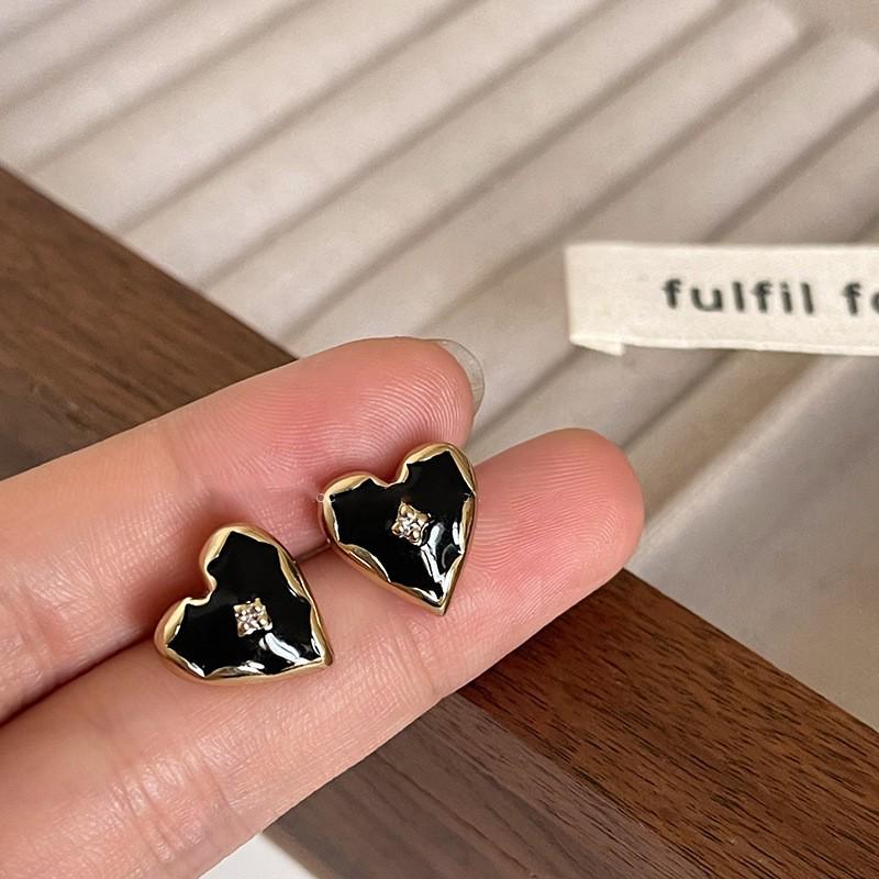 Elegant Star Tassel Butterfly Heart Earrings - Feminine Minority Design in Light Luxury Style