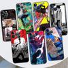 Komiksowe etui na telefon Chainsaw Man dla iPhone 11 13 Pro Max 12 Mini 7 8 Plus SE 2020 X XS 6 6S 5 5S Miękka Funda Silikonowy Pokrowiec na Tył