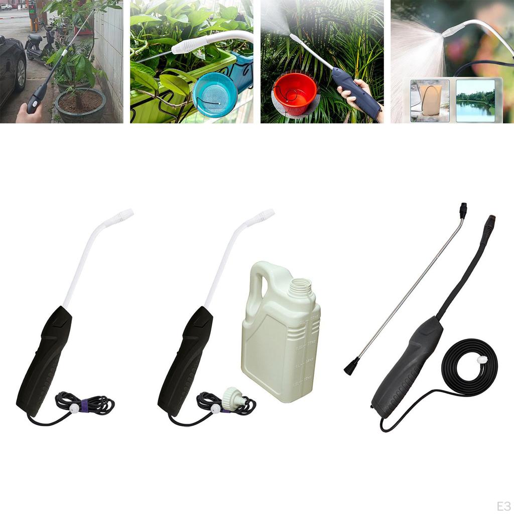 Sprayer, Portable Watering , Rechargeable Mister with Telescopic and Water Hose for Yard Lawn