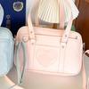 Women Ita Bag Heart Shoulder Bag Large Capacity Messengers Bag Fashion Handbag Purse Crossbody Bag Japanese School Bag