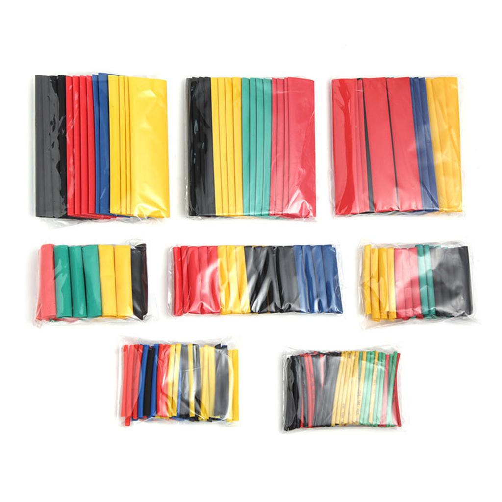 328PCS Heat Shrink Tubing Kit 21 Shrink Ratio Polyolefin Cable Sleeves 8 Sizes for Electrical Wire Bundling and Wire Protection