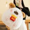 Cute Potato Chip Dog Plush Pillow Toy Adorable Stuffed Animal For Kids Gifts