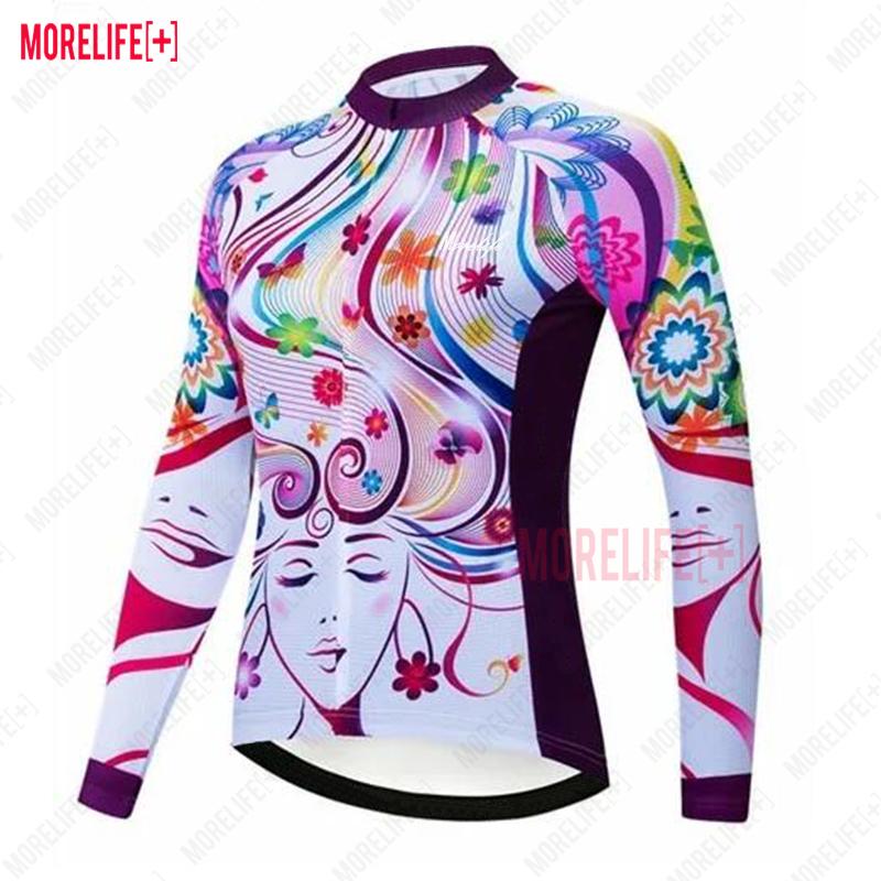 MLC Quick-drying Bike Shirt Summer Long Sleeve Cycling Shirt Top Ropa Ciclismo Women's Cycling Jersey Breathable Mtb Bike Jersey