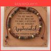 Natural Stone Adjustable Beaded Bracelet With Geometric Design For Women And Men