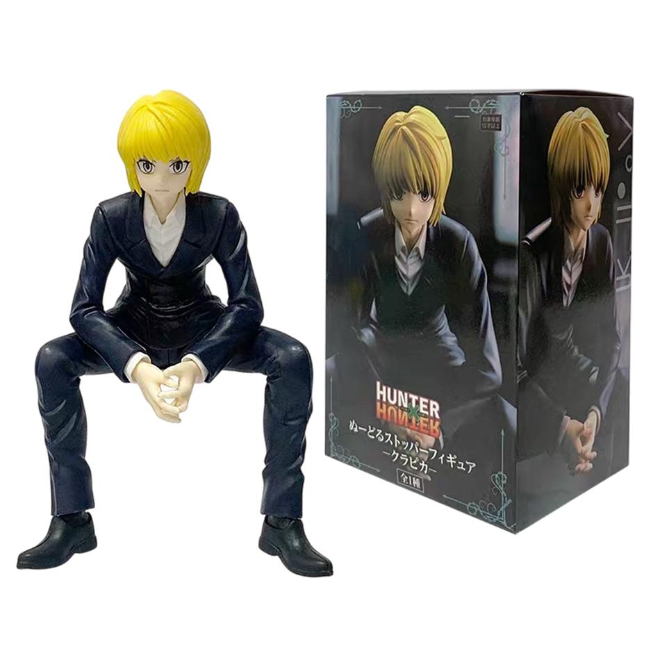 Anime Hunter x Hunter Figures Sitting Posture Xiaojie PVC Model Desktop Collection Ornaments Kids Gift