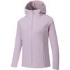 Champion Outdoor Hiking Series Zipper Hooded Solid Color Casual Versatile Fleece Soft Shell Jacket Women Jackets 162610615-4