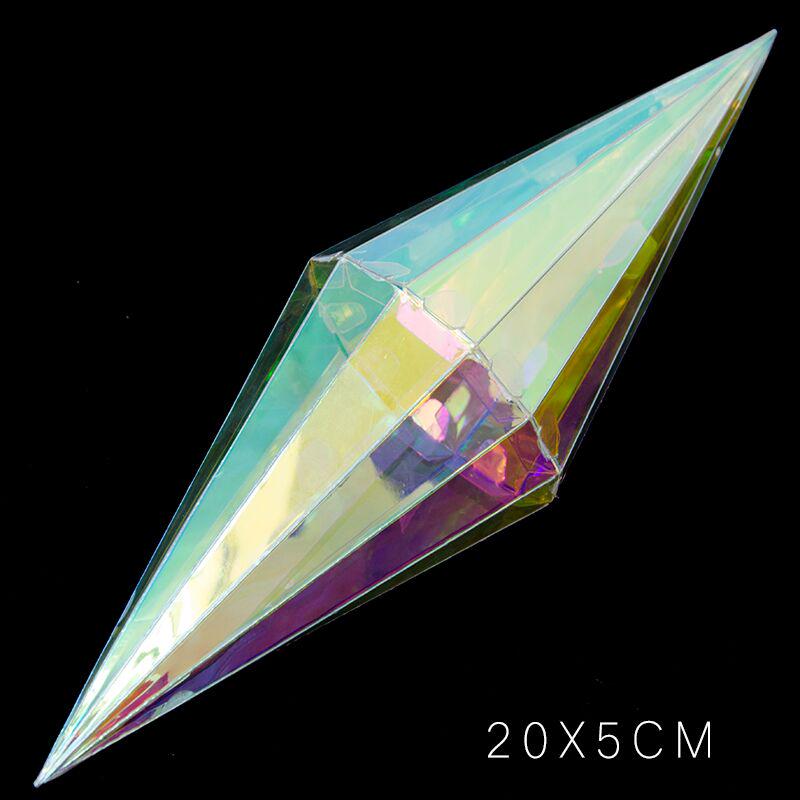 Iridescent Diamond Cube Wedding Ceiling Ornament for Decoration