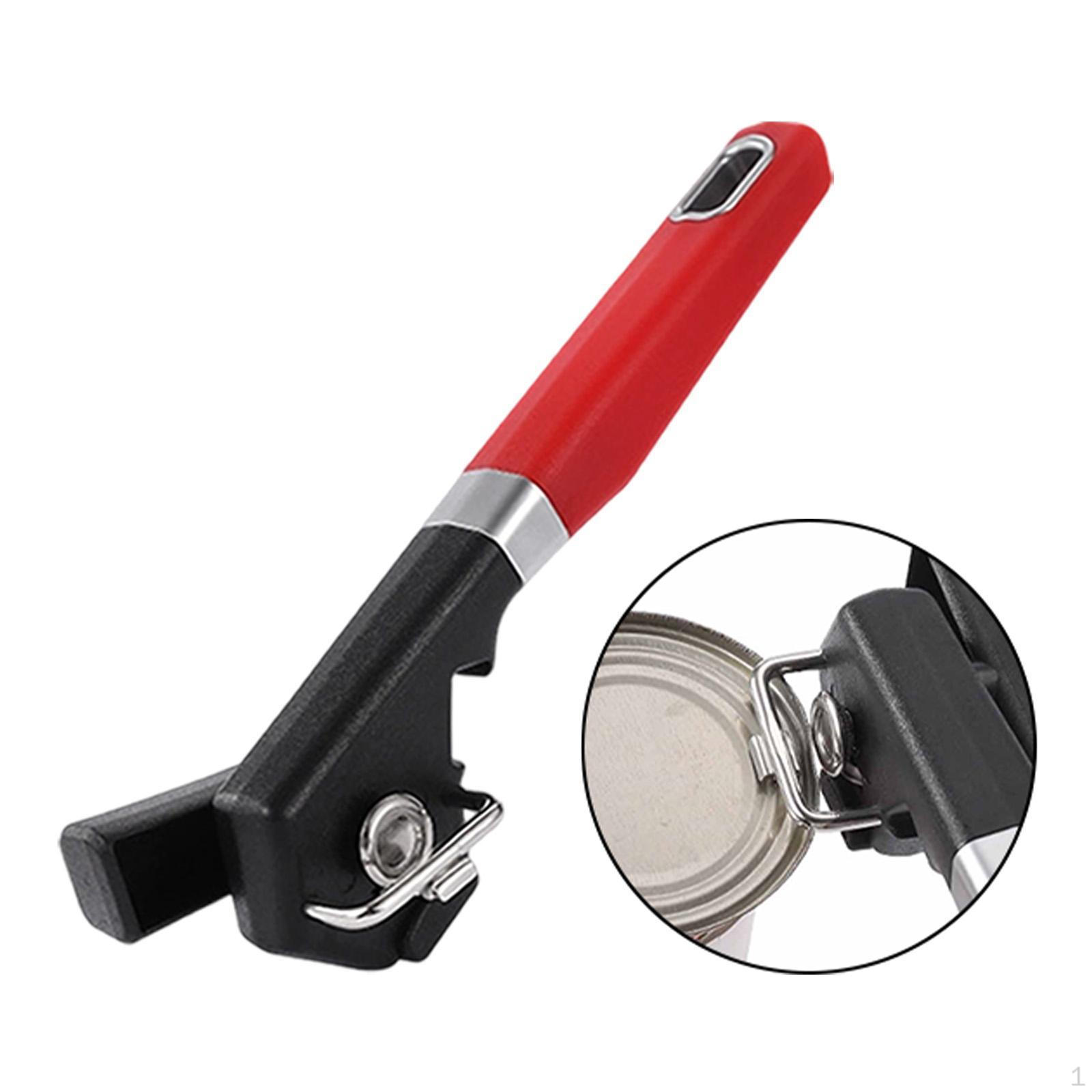 

Manual Can Opener with Smooth Edge And Corkscrew Function for Use in Restaurants червоний
