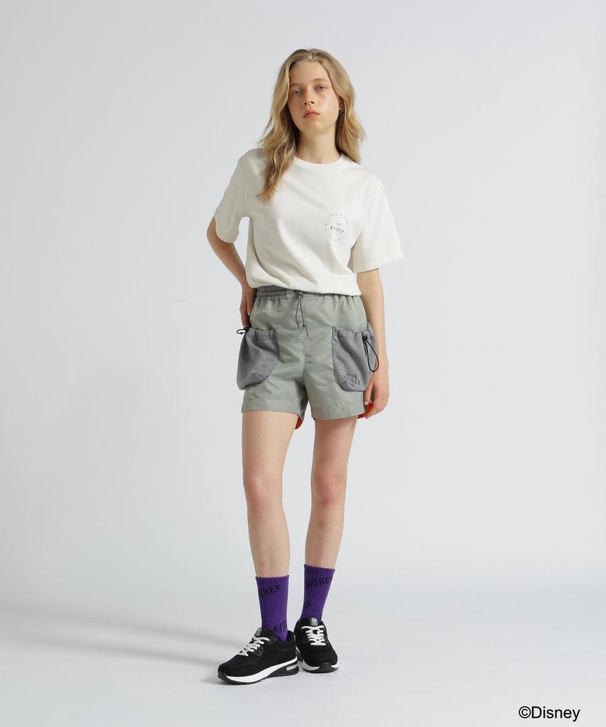 Avirex Collection FANTASIA MICKEY MOUSE FOIL PRINT WOMAN F 033 T-SHIRT Women's Off-White 783-5235616