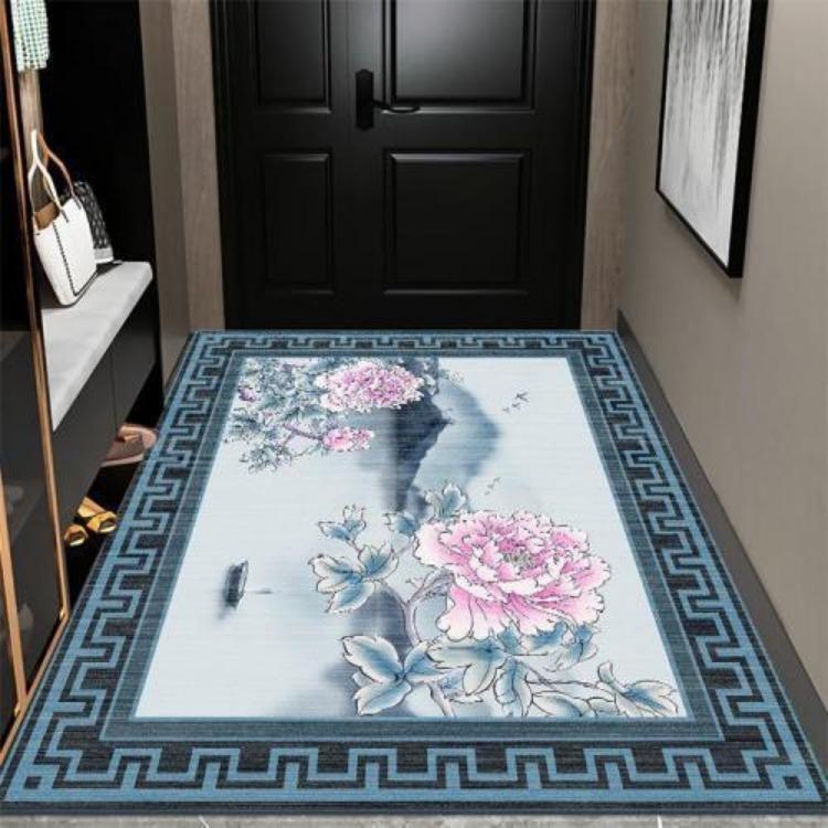 New Chinese Style Living Room Large Area Carpet Entrance Bedroom Carpet Anti Slip and Dirt Resistant