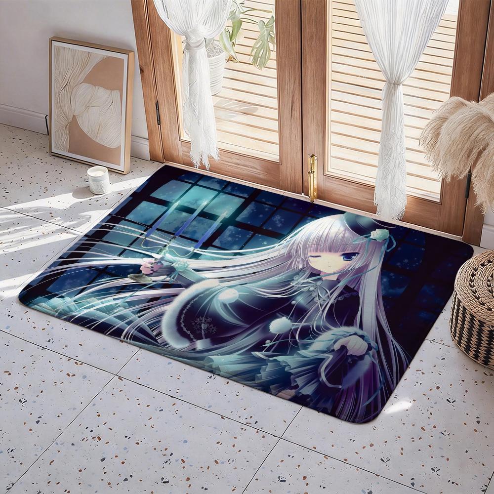 Anime G Gosick Floor Mat Eco  Flannel Doormat Non Slip Odorless Indoor Floor Rug Soft Short Plush Home Mat