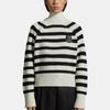 Moncler Striped Wool Jumper Women sweater Black I20939C00023M1241P09