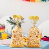 Bee Candy Bags Happy Birthday Party Decor Kids Favors Gifts Cookie Bags Transparent Plastic Candy Bags Birthday Party Supplies