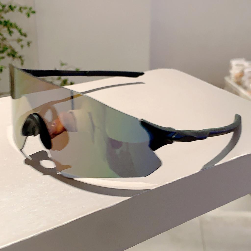 Outdoor Brand Sports Sunglasses Men  New In Oversized Mirror Riding Goggle Trendy Futuristic Cycling Women Shades
