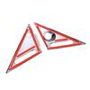 For Benz Smart 451 Fortwo 2009-2015 ABS Car Rearview Mirror Triangle Trim Panel A-pillar Antenna Decorative Sticker Accessories