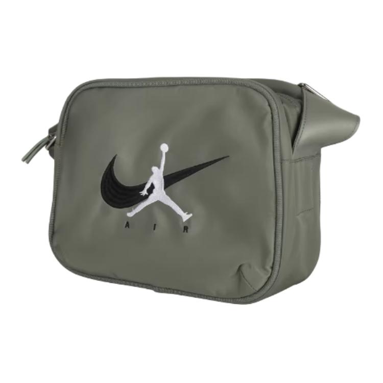 Jordan Sports Casual Shoulder Bag Unisex bags Gray-Green JD2613031AD-002