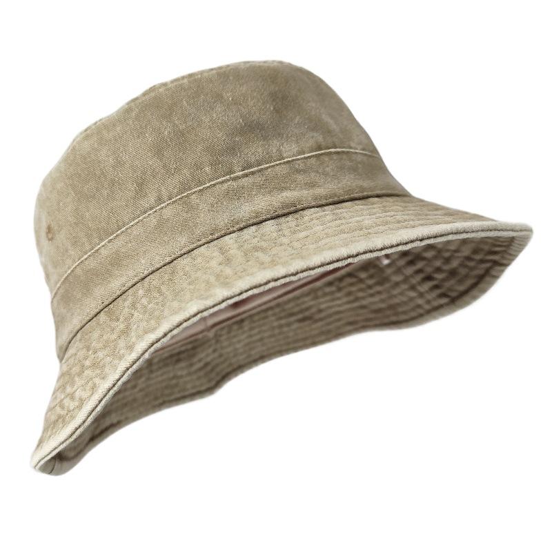 Sombreros de Pescador de Mezclilla Lavada Cabeza Grande Coreanos para Hombre Sombrero de Sol Talla Grande 64 cm Oversize Bob Panama Unisex Talla Grande Gorra de Pescador personalizado