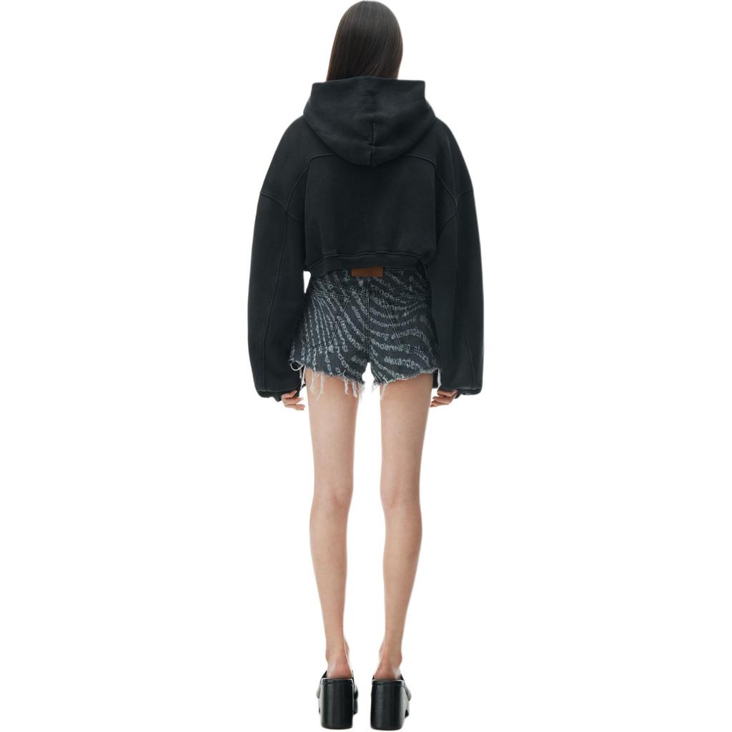 Alexander Wang SS24 Denim Shorts Women's Gray 4DC2244345-057