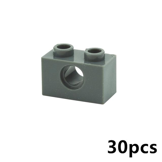 Technical Building Block MOC Combination Studded Long Beam with Hole Thick Bricks Compatible 3703 32018 3895 2730 3894 3701 3700
