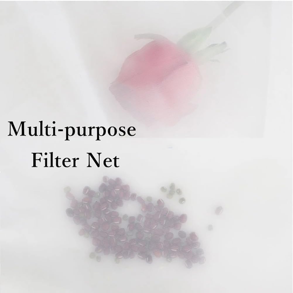 39.37x39.37 Inch 25 Micron Food Grade Nylon Filter Mesh Woven Net Fabric Filter Sheet for Home Brewing