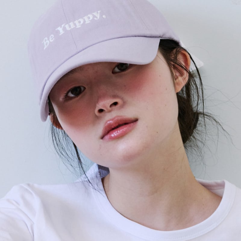 YUPPE Y RIBBON BALL CAP_LIGHT PURPLE