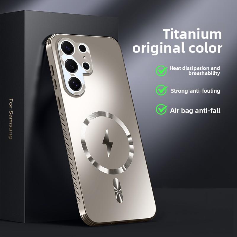 For Samsung Galaxy S26 Ultra Case Hard Matte Magnetic wireless charging Lens Protective Back Cover For Samsung S26 S25Plus Shell