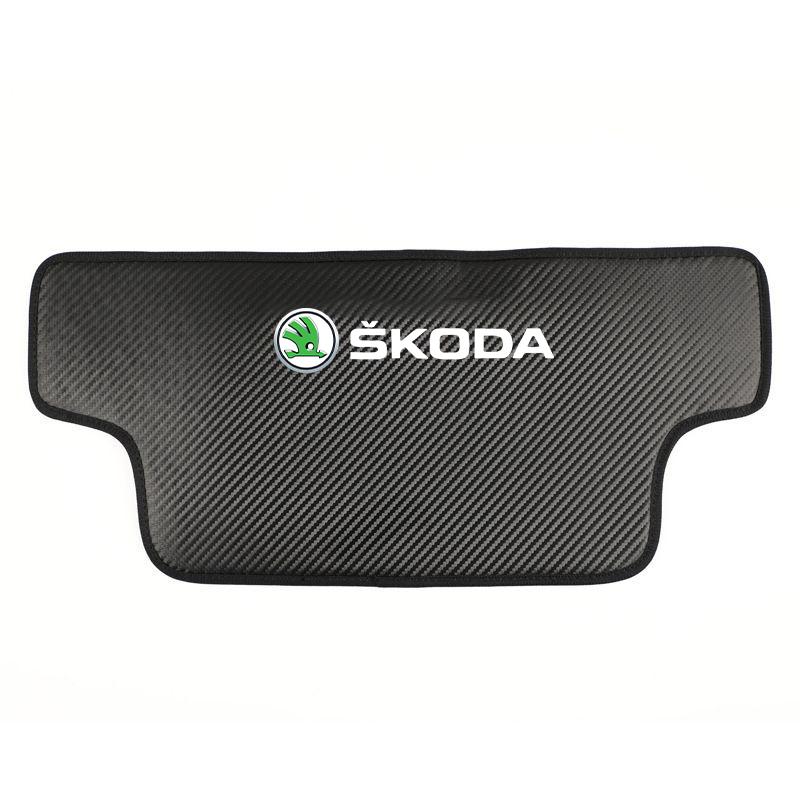 rkwcr1 1PCS Car Anti-dirty Pad Seat Back Protective Mat Anti Kick Pad For Skoda Octavia Superb Rapid Kodiaq Karoq Fabia Kamiq Enyaq