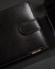 Men's Leather Wallet RM-01L-BDF-BL-9960 Black