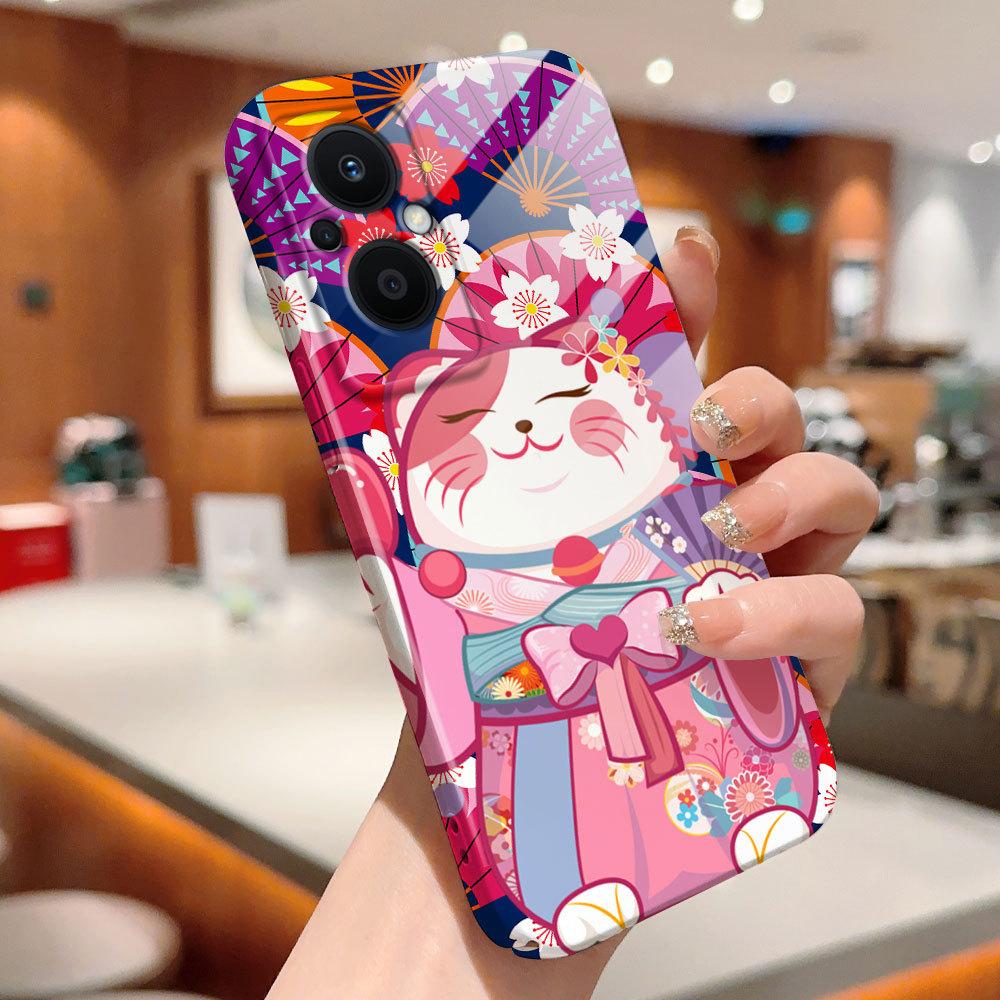 All-inclusive Film Phone Case Cartoon Fashion Design Hard Shell Full Cover Camera Shockproof Protection Case for OPPO Realme OnePlus Infinix Tecno