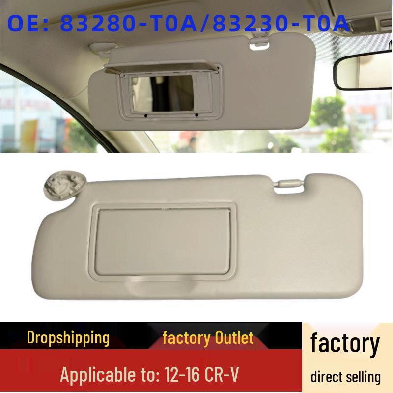 

83280-T0A 83230-T0A: Compatible Sunshade Sun Visor for 2012-2016 Honda CR-V Left without light