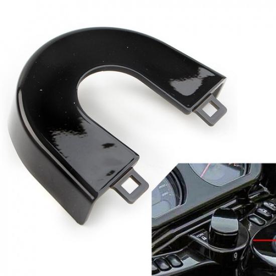 Black Ignition Switch Panel Trim Cover for Harley Road Glide FLTRX FLTRXS 2015+