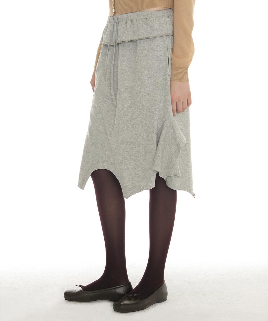 Partimento Woman Reverse T-Shirt Midi Skirt_Melange