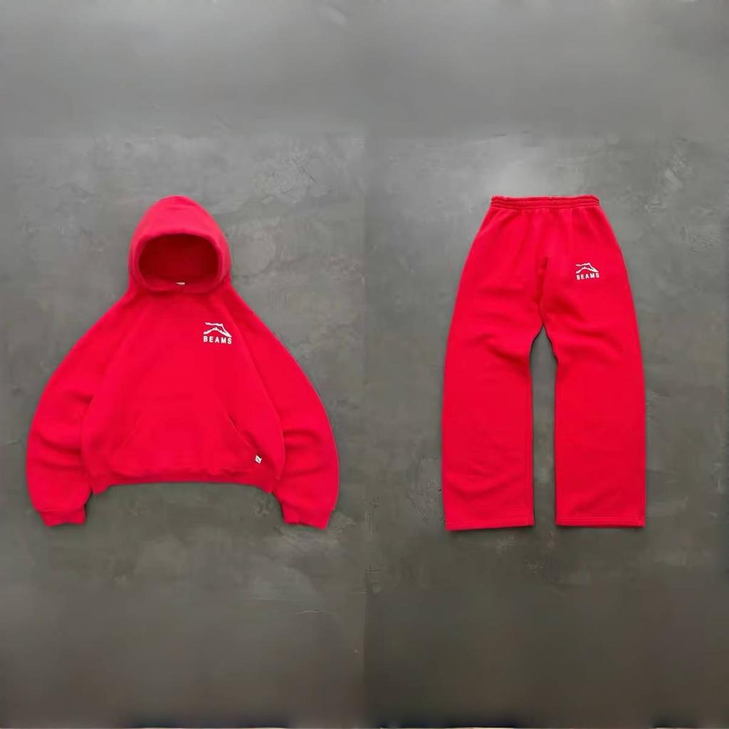 GLYDE Casual Sweatshirt Suit Men Clothing Sweatpants Daily Tricolor Hoodies High Quality Sports Tracksuit Hoodie Jogger Two Piece Set