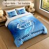 Juego de Ropa de Cama 1 Funda Nórdica 2 Fundas de Almohada Estampado Olympique Marseille FC Ropa de Cama Suave Decoración de Dormitorio