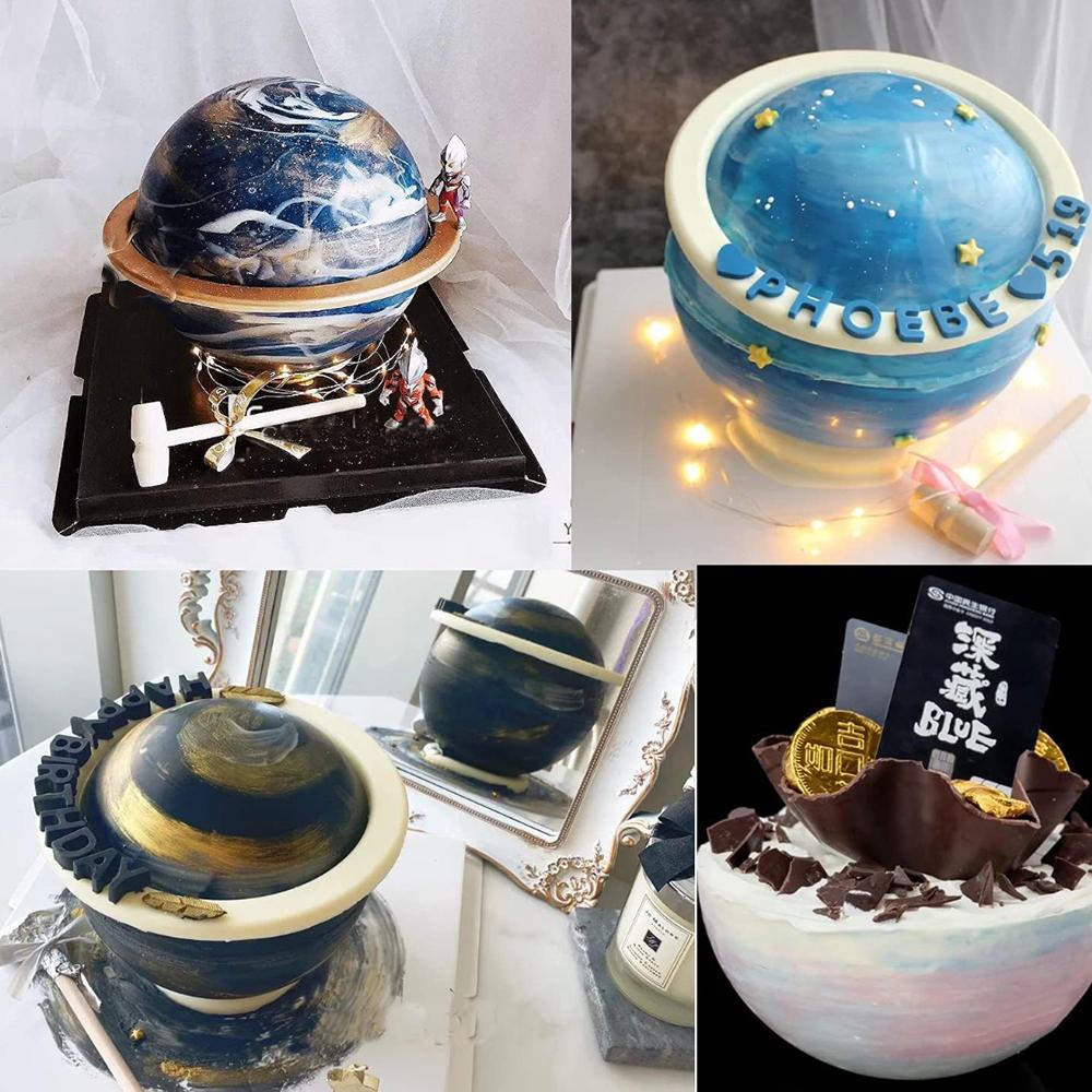 1/3pcs Large Silicone Hemisphere Bowl Dome Ball Shape Cake Baking Mold Round Kitchen Accessories Chocolate Moulds