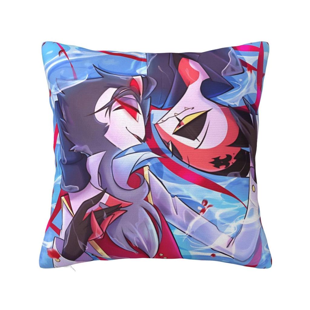 Pillow Case Sexy Loona Anime Square Pillow Cover Helluva Boss Retro Trendy Cushion Cover Pillowcases For Sofa Bedroom Home Decor