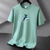Summer Fashion 10 Colors Pure Cotton Men T-shirt Round Neck Short Sleeve Loose Mans Tee Shirt Large Size S-6XL