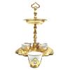 Vintage Style Drinking Set | Vintage Serving Tray | Islamic Tea Set | Islamic Home Gift | Islamic Beverage Set | Islamic Housewarming Gift