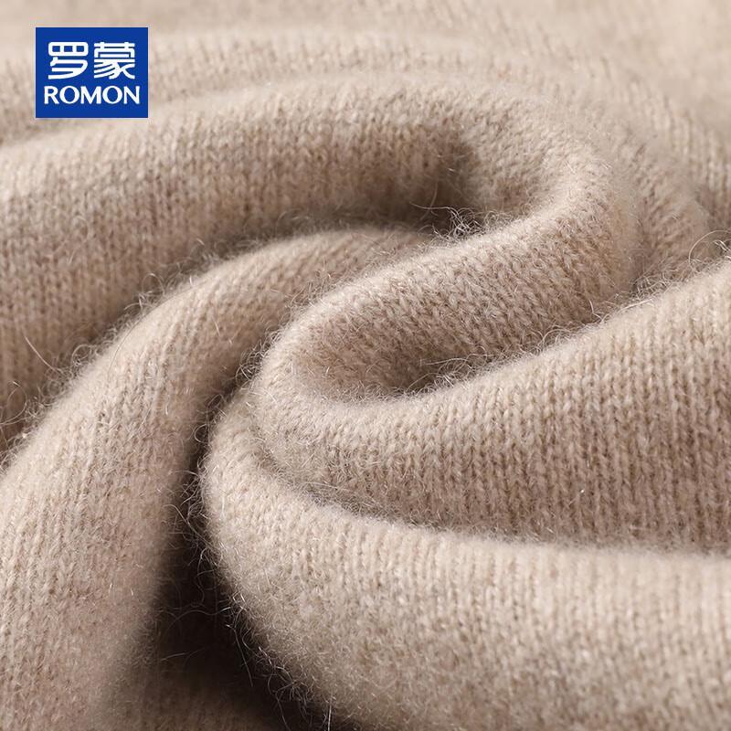 ROMON Men's 100% Pure Cashmere Turtleneck Sweater