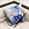 Genshin Impact Furina Throw Pillow Case Sham 45X45Cm 35X35Cm Square Home Pillowcase Cushion Cover