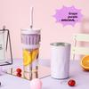 650ML Cooling Storage Glass Large Capacity Thermal Cup Fashion Insulated Cup  Drinkware
