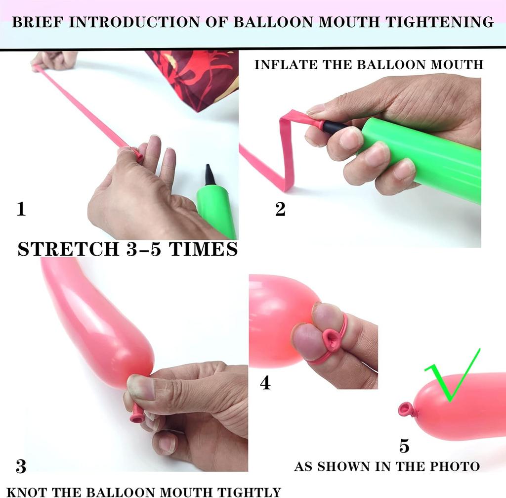 260 Balloons, Premium Long Latex Twisting For Birthday Wedding Festival Party Pastel Color Pack Of 100